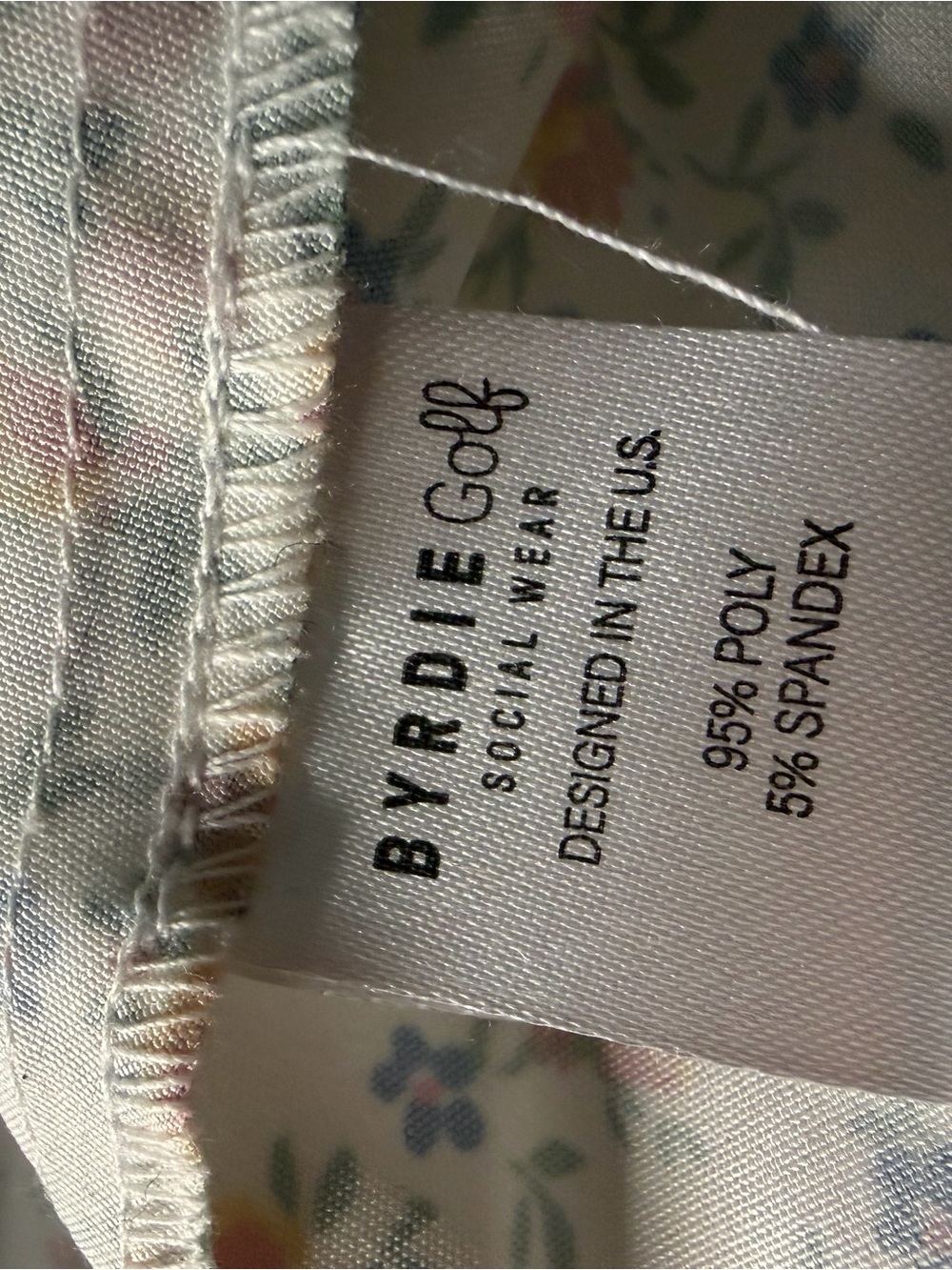 Byrdie Golf Social Wear Hayden Dress Floral Size Small - Picture 5 of 6